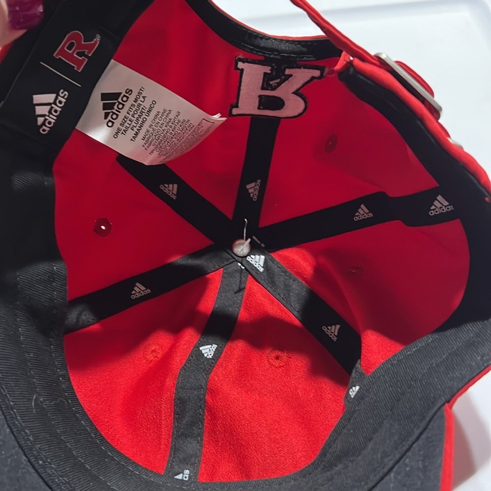 Adidas Red Rutgers Cap one size - Picture 10 of 11